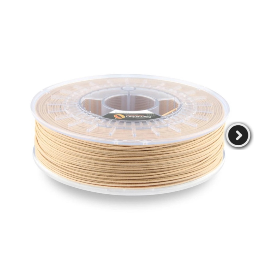 NIB Fillamentum Timberfill Wood-based PLA 3D Printing Filament | Light Wood